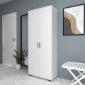Eric Megapap melamine wardrobe - shoe rack white color 76x36x187cm.