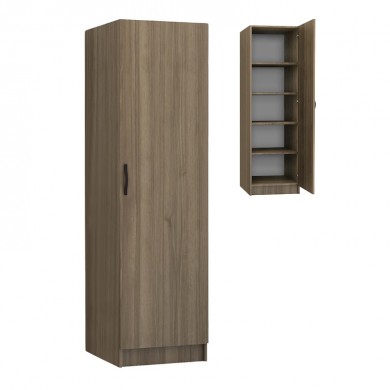 Victoria Megapap melamine wardrobe in walnut color 50x60x181cm.