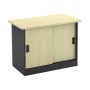 Side Cabinet-A DG/Beech 90x45x70