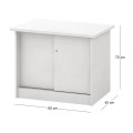 SIDE CABINET White 90x45x70