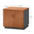 Low CABINET 80x45x75cm Dg/Cherry With Doors