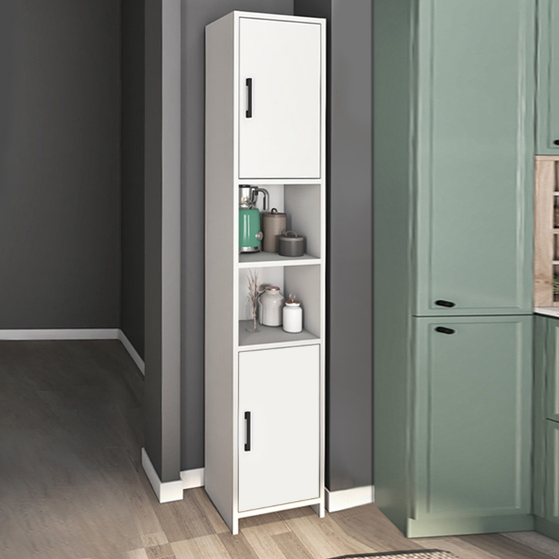 Hobbes Megapap melamine kitchen / bathroom cabinet in white color 35x30x180cm.