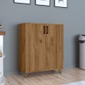 Lilly Megapap melamine kitchen/bathroom cabinet -  shoe rack in pine oak color 72x32,5x88cm.