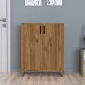 Lilly Megapap melamine kitchen/bathroom cabinet -  shoe rack in pine oak color 72x32,5x88cm.