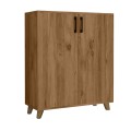 Lilly Megapap melamine kitchen/bathroom cabinet -  shoe rack in pine oak color 72x32,5x88cm.