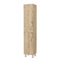Selina Megapap melamine kitchen/bathroom cabinet in sapphire oak color 35x31x179cm.