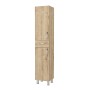 Ντουλάπι κουζίνας - μπάνιου Selina Megapap χρώμα sapphire oak 35x31x179εκ.