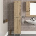 Selina Megapap melamine kitchen/bathroom cabinet in sapphire oak color 35x31x179cm.