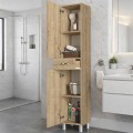 Selina Megapap melamine kitchen/bathroom cabinet in sapphire oak color 35x31x179cm.