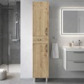 Selina Megapap melamine kitchen/bathroom cabinet in sapphire oak color 35x31x179cm.
