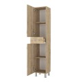 Selina Megapap melamine kitchen/bathroom cabinet in sapphire oak color 35x31x179cm.