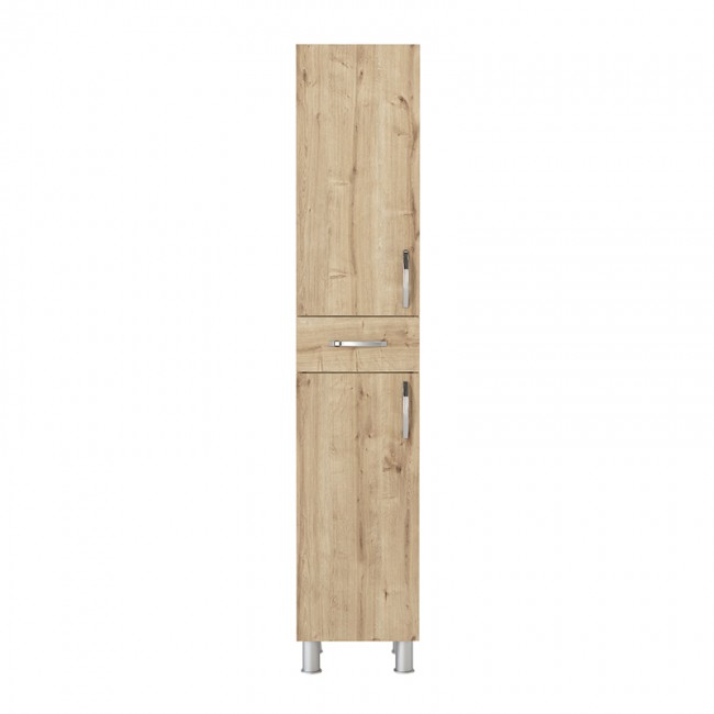 Ντουλάπι κουζίνας - μπάνιου Selina Megapap χρώμα sapphire oak 35x31x179εκ.