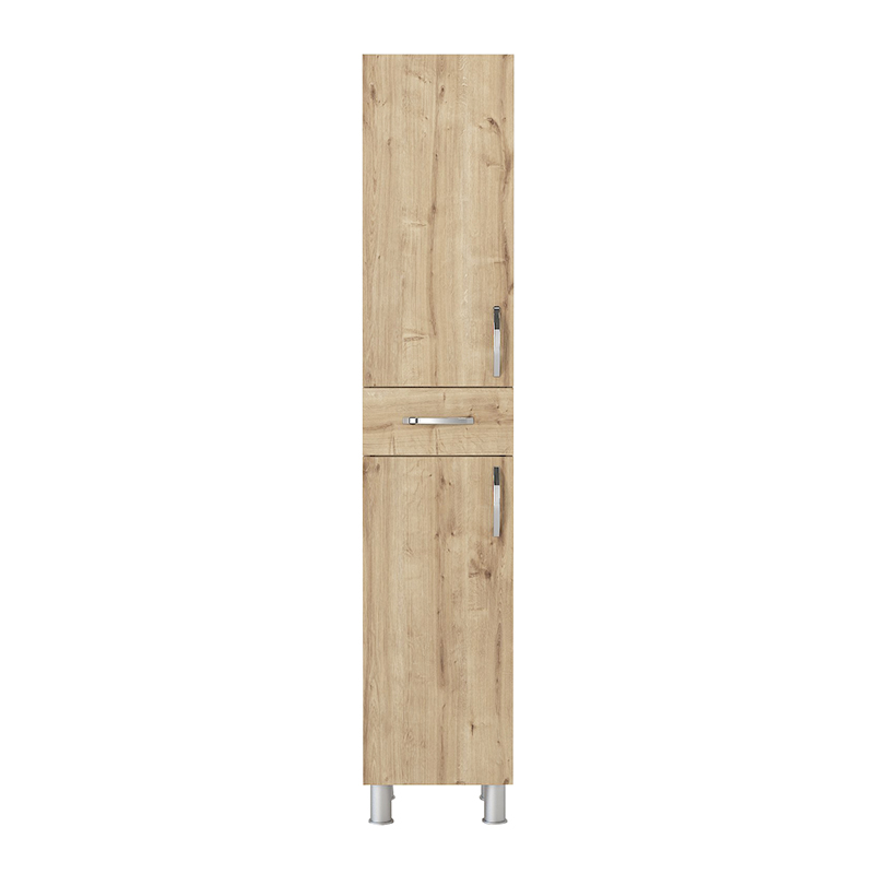 Selina Megapap melamine kitchen/bathroom cabinet in sapphire oak color 35x31x179cm.