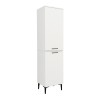 Singa Megapap melamine multipurpose cabinet in white color 45x40x180cm.