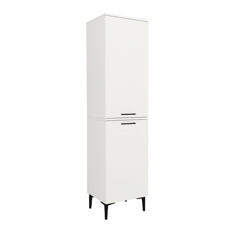 Singa Megapap melamine multipurpose cabinet in white color 45x40x180cm.