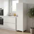 Ντουλάπι με κλειδαριά Zehra Megapap χρώμα λευκό 30x32x168εκ.