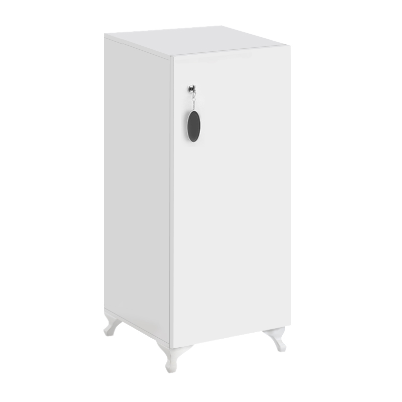 Ντουλάπι με κλειδαριά Zehra Megapap χρώμα λευκό 30x32x88εκ.