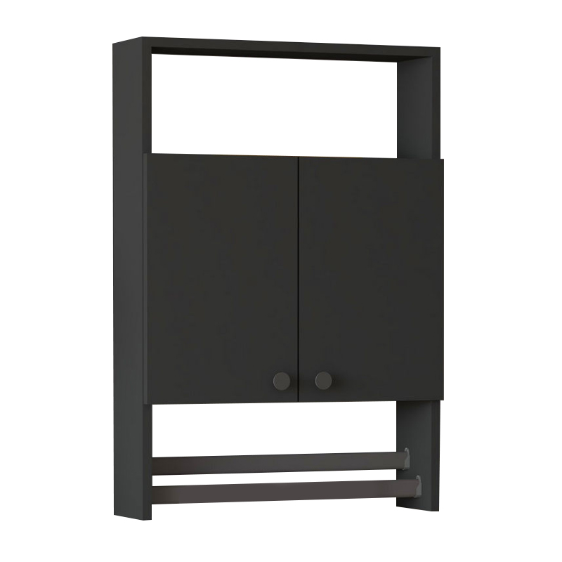 Ela Megapap melamine bathroom cabinet in anthacite color 60x15x87cm.