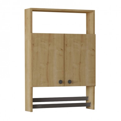 Ela Megapap melamine bathroom cabinet in sapphire oak color 60x15x87cm.