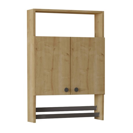 Ela Megapap melamine bathroom cabinet in sapphire oak color 60x15x87cm.