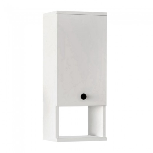 Ντουλάπι μπάνιου επιτοίχιο Mis Megapap χρώμα λευκό 30x21,8x71εκ. Ντουλάπι μπάνιου επιτοίχιο Mis Megapap χρώμα λευκό 30x21,8x71εκ.