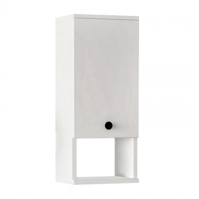 Ντουλάπι μπάνιου επιτοίχιο Mis Megapap χρώμα λευκό 30x21,8x71εκ. Ντουλάπι μπάνιου επιτοίχιο Mis Megapap χρώμα λευκό 30x21,8x71εκ.