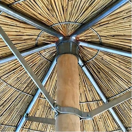 ΟΜΠΡΕΛΑ Ψάθινη Παραλίας Φ250cm Επαγγελματική Βαρέως Τύπου