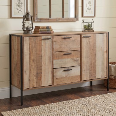 PALLET-W Storage Cabinet 124x40x80 Antique Oak