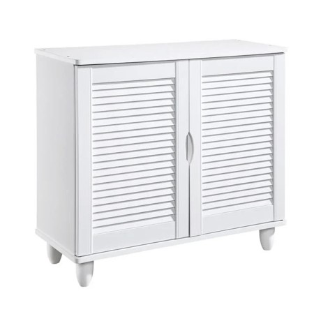Παπουτσοθήκη MDF χρώμα λευκό 77x33x70εκ.