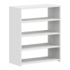 Goya Megapap melamine shoe rack in white color 70x30x80cm