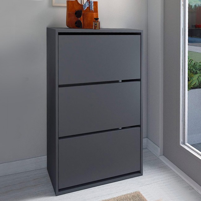 Παπουτσοθήκη μελαμίνης Nave Megapap 18 ζευγών χρώμα ανθρακί 73,6x24x110εκ. Παπουτσοθήκη μελαμίνης Nave Megapap 18 ζευγών χρώμα ανθρακί 73,6x24x110εκ.