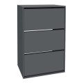 Nave Megapap melamine shoe rack of 18 pairs in anthracite color 73,6x24x110cm.
