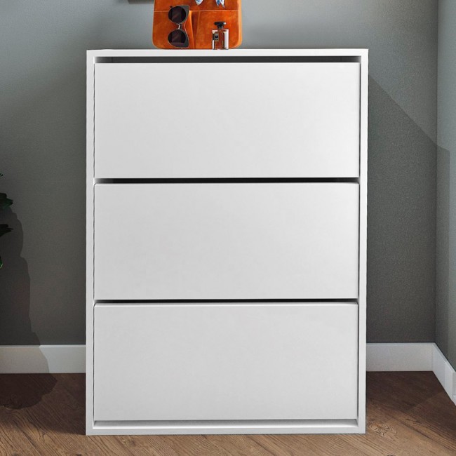 Παπουτσοθήκη μελαμίνης Nave Megapap 18 ζευγών χρώμα λευκό 73,6x24x110εκ. Παπουτσοθήκη μελαμίνης Nave Megapap 18 ζευγών χρώμα λευκό 73,6x24x110εκ.