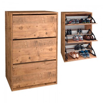 Παπουτσοθήκη Nave Megapap 18 ζευγών χρώμα pine oak 73,6x24x110εκ. Παπουτσοθήκη Nave Megapap 18 ζευγών χρώμα pine oak 73,6x24x110εκ.