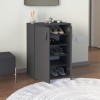 Παπουτσοθήκη - Ντουλάπι Manolo Megapap χρώμα ανθρακί 60x38x81,4εκ. Παπουτσοθήκη - Ντουλάπι Manolo Megapap χρώμα ανθρακί 60x38x81,4εκ.