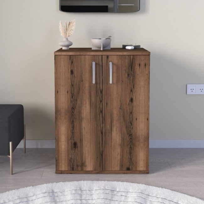 Παπουτσοθήκη - Ντουλάπι Manolo Megapap χρώμα καπνιστή καρυδιά 60x38x81,4εκ. Παπουτσοθήκη - Ντουλάπι Manolo Megapap χρώμα καπνιστή καρυδιά 60x38x81,4εκ.