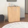 Manolo Megapap melamine shoe cabinet in sapphire oak color 60x38x81.4cm.