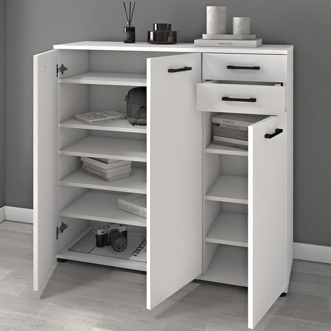 Παπουτσοθήκη - ντουλάπι Polly Megapap χρώμα λευκό 108x35x108εκ. Παπουτσοθήκη - ντουλάπι Polly Megapap χρώμα λευκό 108x35x108εκ.