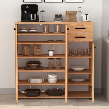 Παπουτσοθήκη - ντουλάπι Polly Megapap χρώμα pine oak 108x35x108εκ. Παπουτσοθήκη - ντουλάπι Polly Megapap χρώμα pine oak 108x35x108εκ.