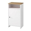 Παπουτσοθήκη - Ντουλάπι Talsa Megapap χρώμα λευκό - sapphire oak 50x35,3x86εκ.