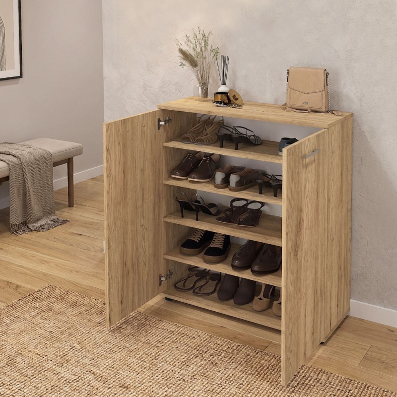 Παπουτσοθήκη Penetra Megapap χρώμα sepet oak 90x35x102,5εκ.