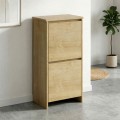 Παπουτσοθήκη Port Megapap χρώμα sapphire oak 48x31x92εκ.