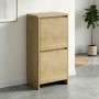 Παπουτσοθήκη Port Megapap χρώμα sapphire oak 48x31x92εκ.