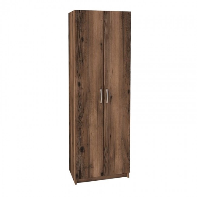 Παπουτσοθήκη Renso Megapap δίφυλλη χρώμα καπνιστή καρυδιά 59,8x37,8x178,5εκ. Παπουτσοθήκη Renso Megapap δίφυλλη χρώμα καπνιστή καρυδιά 59,8x37,8x178,5εκ.