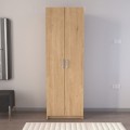 Renso Megapap melamine 2 doors wardrobe - shoe cabinet in sapphire oak color 59,8x37,8x178,5cm.
