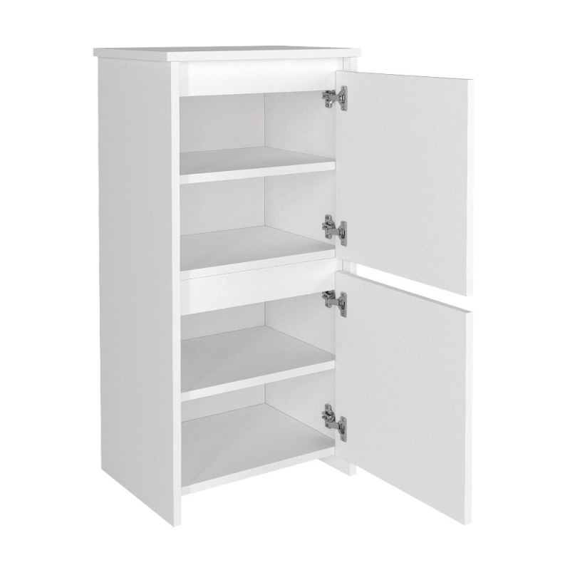 Παπουτσοθήκη Sarpedon Megapap χρώμα λευκό 48x35x91,8εκ.