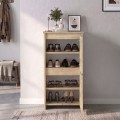 Παπουτσοθήκη Sarpedon Megapap χρώμα sapphire oak 48x35x91,8εκ.