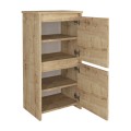 Παπουτσοθήκη Sarpedon Megapap χρώμα sapphire oak 48x35x91,8εκ.