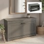 Παπουτσοθήκη MDF χρώμα γκρι 80x30x46εκ.
