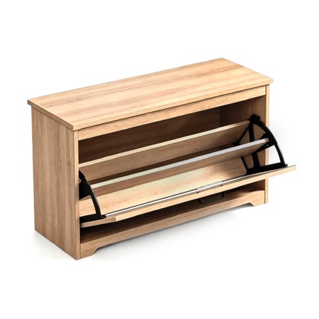 Παπουτσοθήκη MDF χρώμα sonoma 80x30x46εκ.